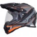 Šalmas enduro AFX FX-41DS ADVENTURE FROST GRAY/ORANGE S